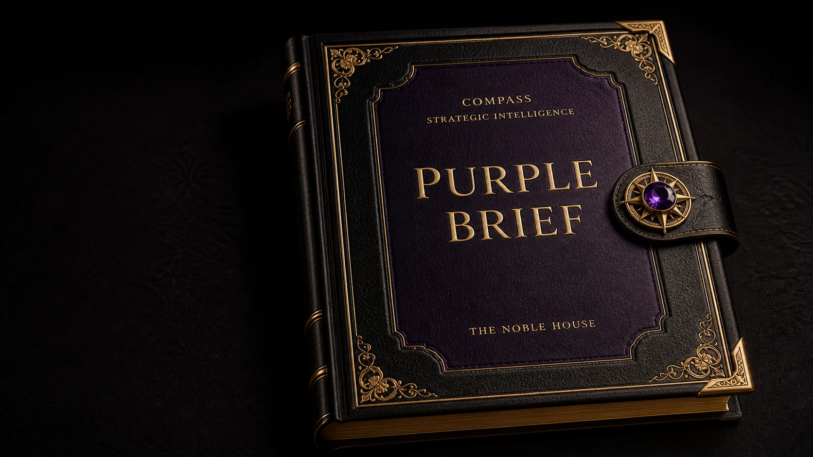The forthcoming Purple Brief flagship folio.