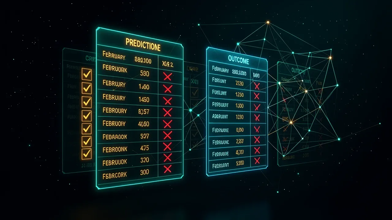 Compass Scorecard Feb 24, 2026 — AI prediction accuracy data — TNH