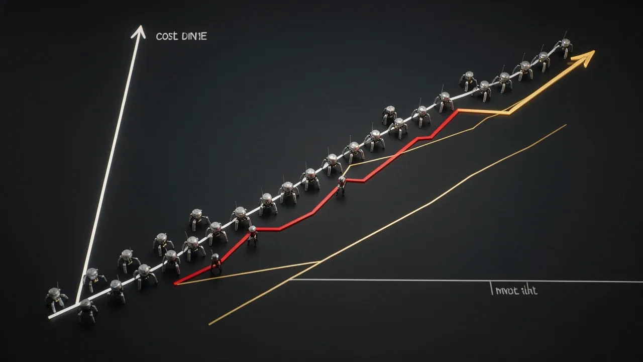 Agent adoption compression curve — step function not gradual — TNH