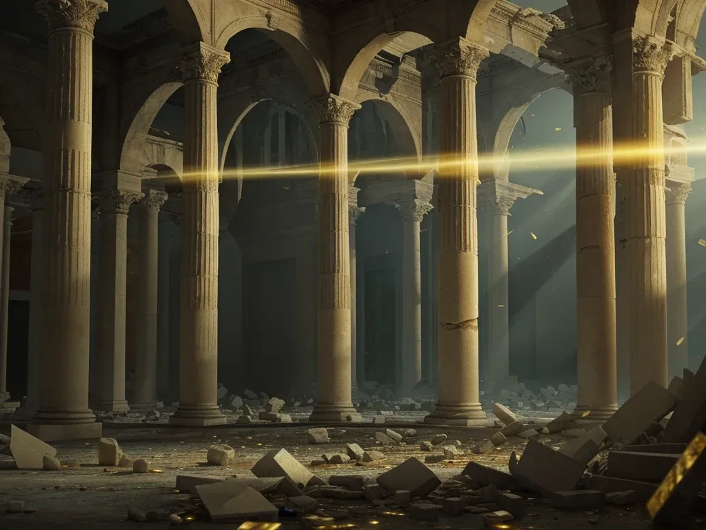 Historical debt crisis and institutional collapse visualization