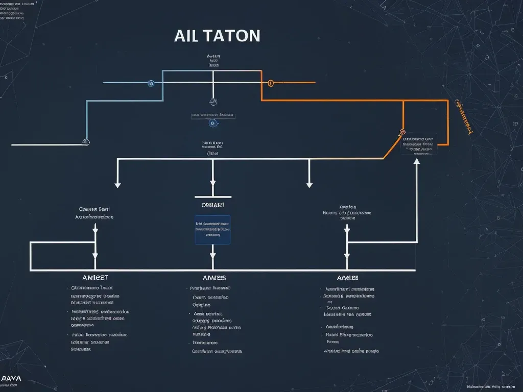 New organizational structure post-AI coordination layer flat hierarchy player-coach protocol visualization