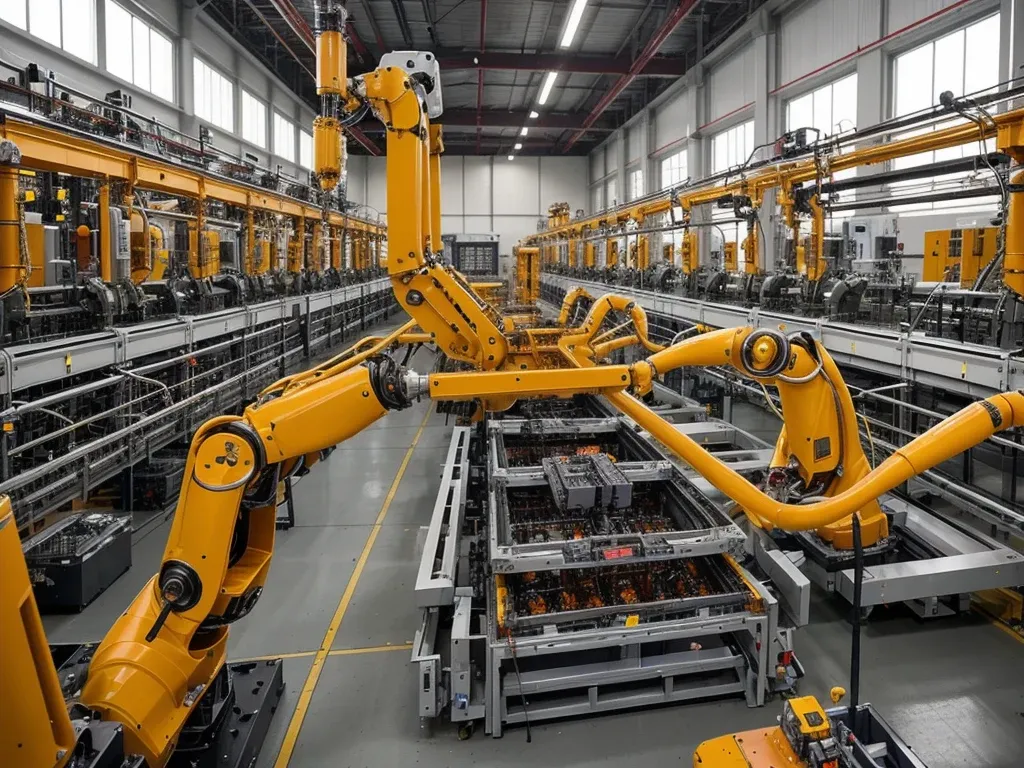 reshoring manufacturing $1.7 trillion investment automated robots not humans visualization tariff economics