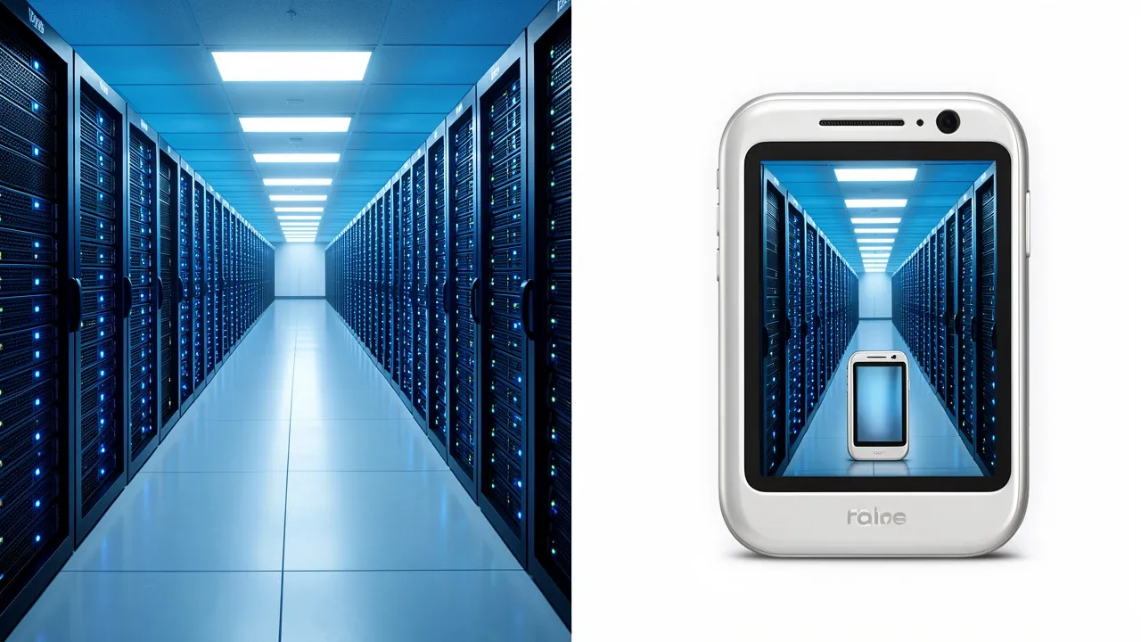 Smartphone neural processing unit running on-device AI inference without cloud