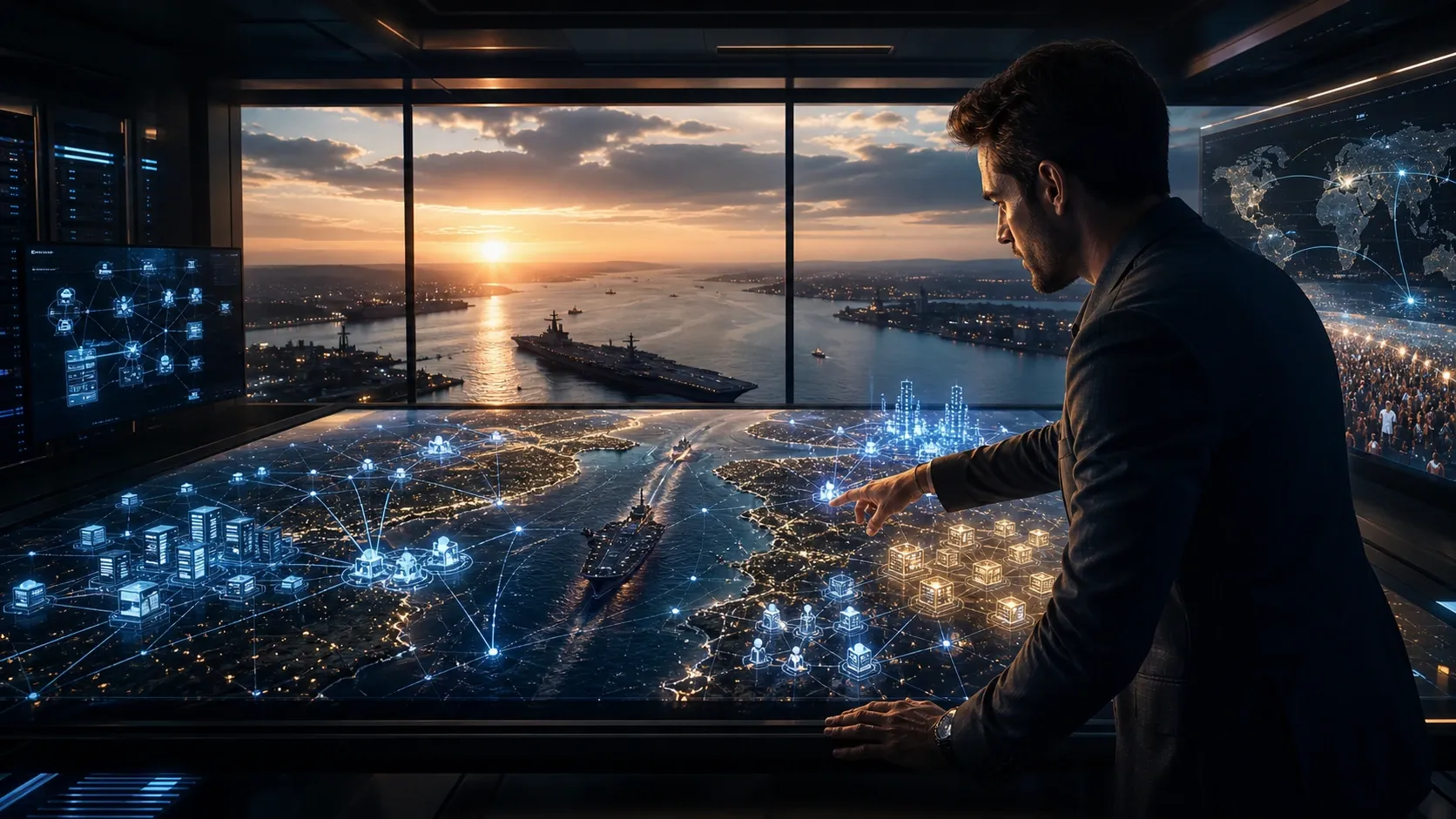 Cross-domain strategic intelligence converging cyber operations, Hormuz escalation, AI infrastructure, and creator-economy reach.