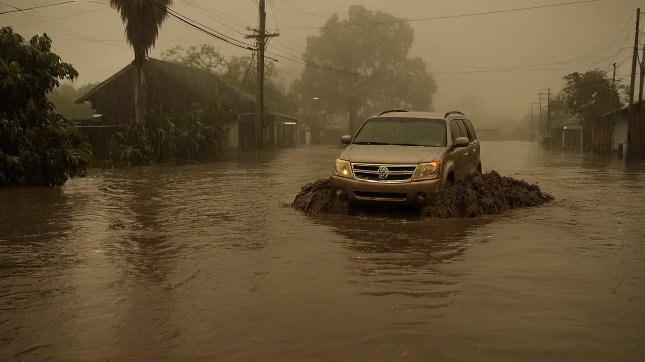 The Atmospheric Assault on the Central Pacific Rain in Hilo felt heavy, pressing down on the town like a physical burden.