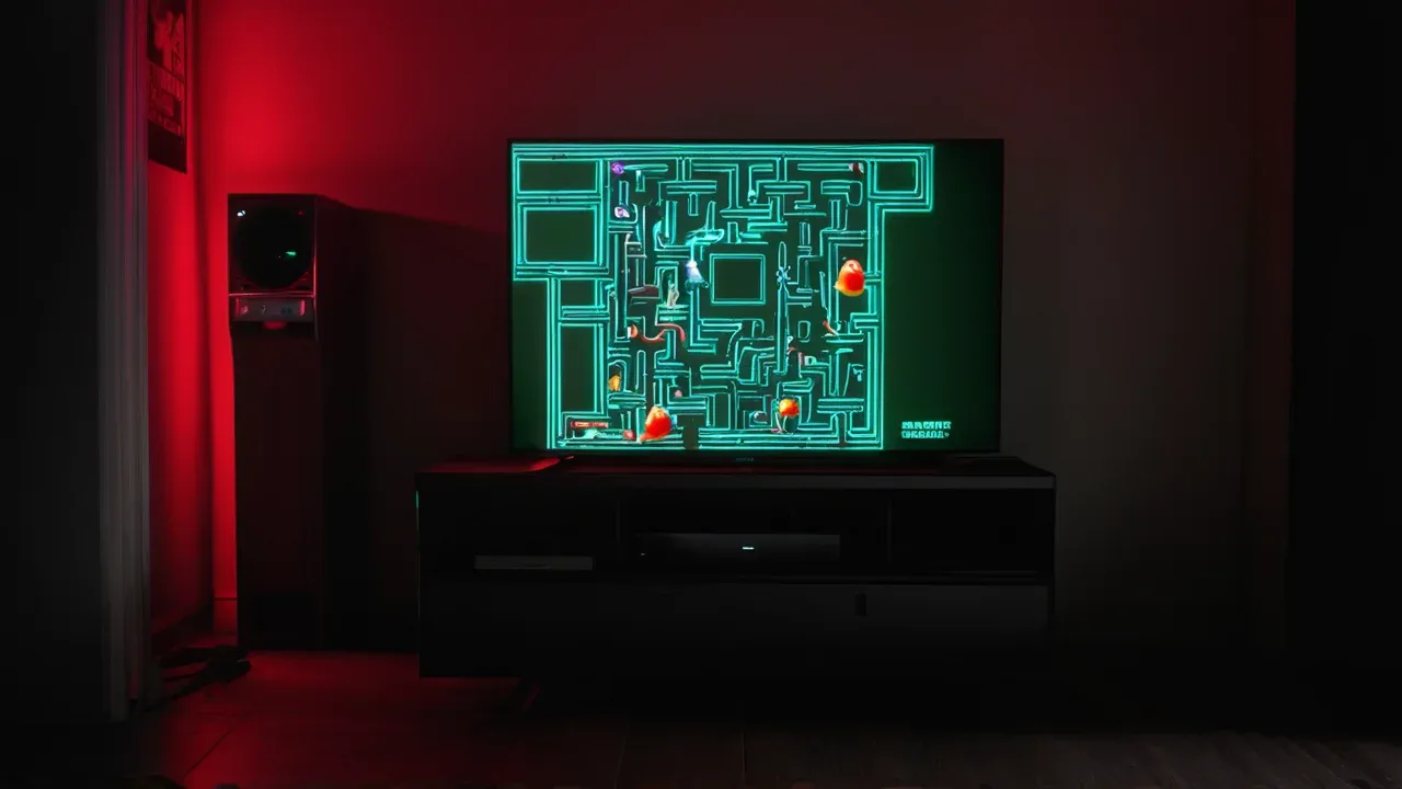 The Hidden Cost of Smart Living A Pac-Man maze glows on the screen, a cheerful, licensed title sitting in Samsung’s Editor’s Choice section of the Tizen app store.