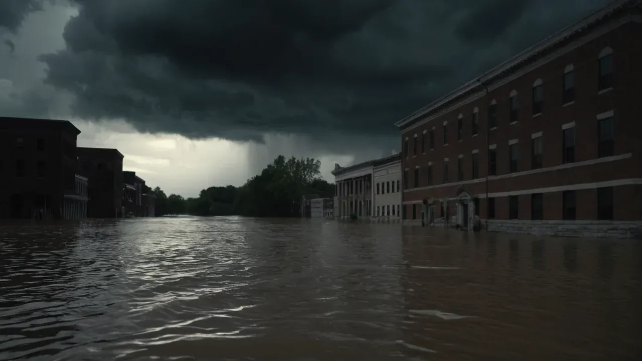 Signal 4: Flooding Overwhelms Indiana Town Flooding in Cambridge City was among the worst, with the Whitewater River overflowing and water reaching the bottom of the bridge.