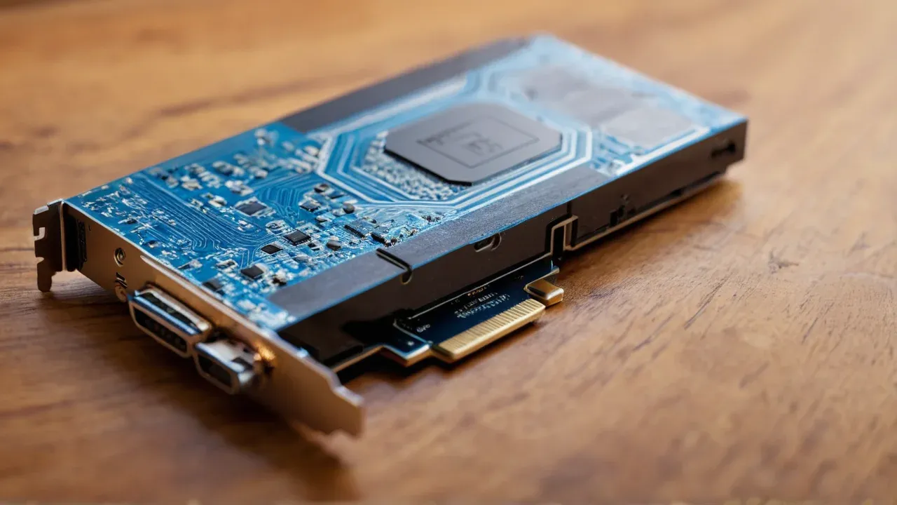 A modern high-performance graphics processor representing the entrenched CUDA computing ecosystem.