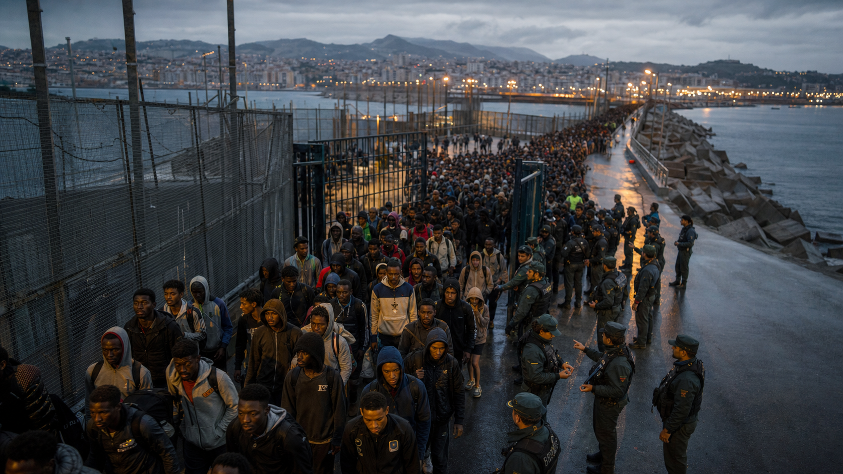 The mechanics of the breach reveal a complex interplay of land and sea routes that exploited vulnerabilities in the border infrastructure.