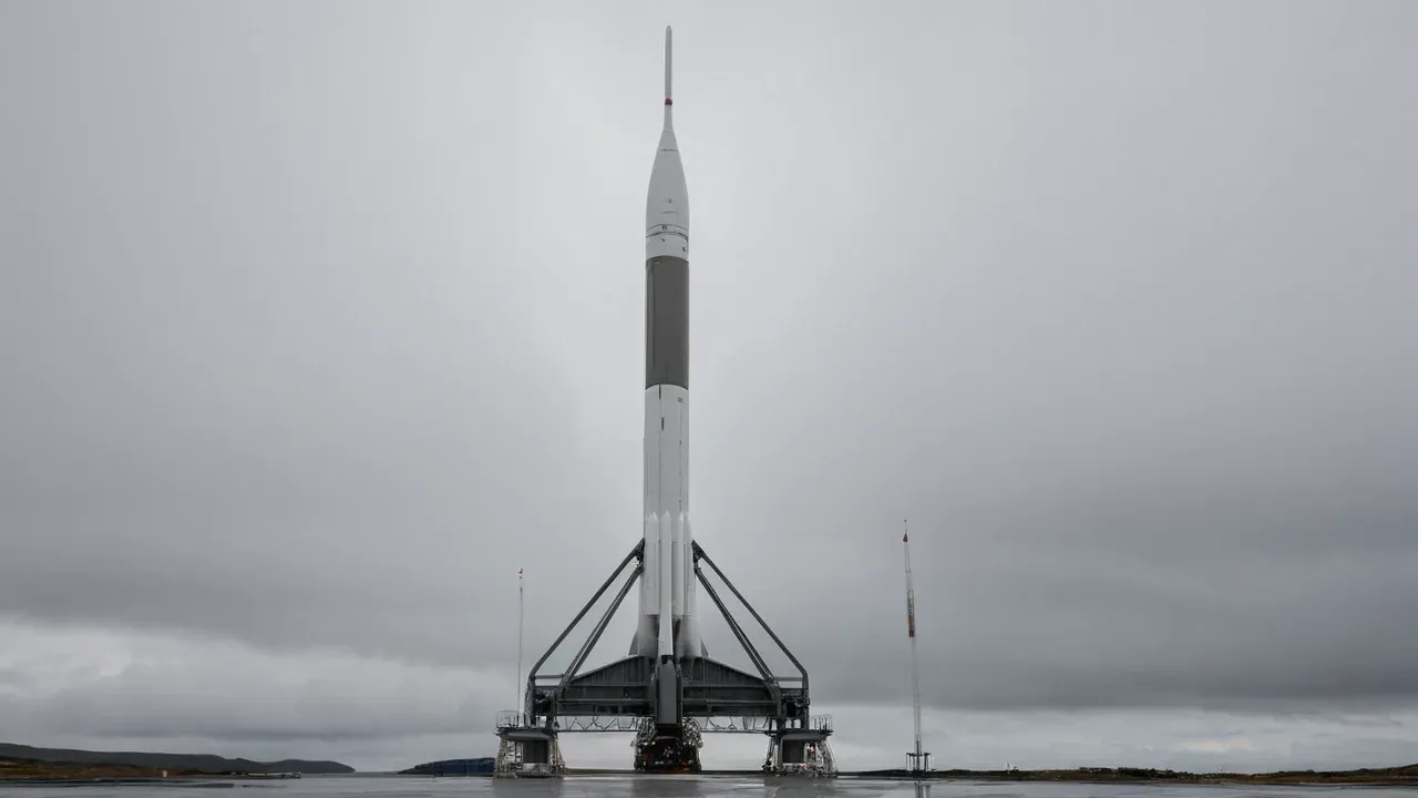 Isar Aerospace’s Spectrum rocket on its launchpad at Andøya, Norway.