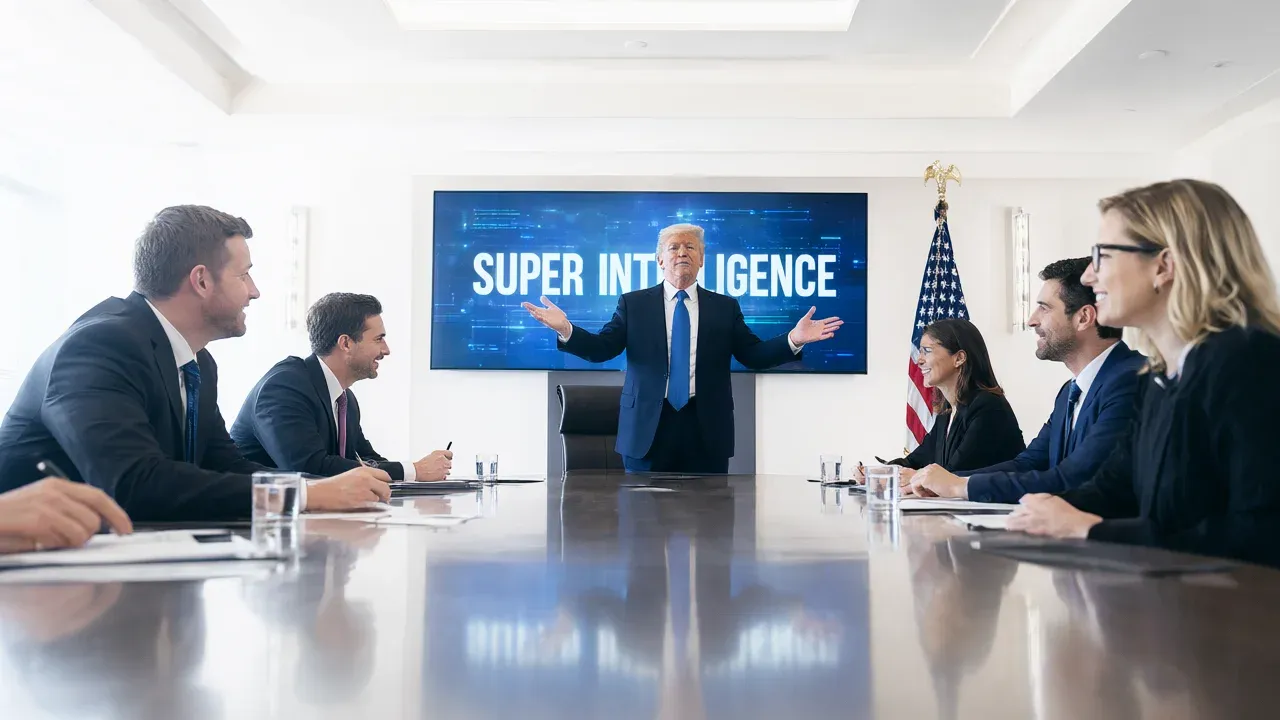 Symbolism Versus Substance in Tech Policy The dual announcement of the "morally binding" commitment and the SI rebranding signals a coordinated messaging effort that emphasizes American leadership in AI while sidestepping regulatory commitments.