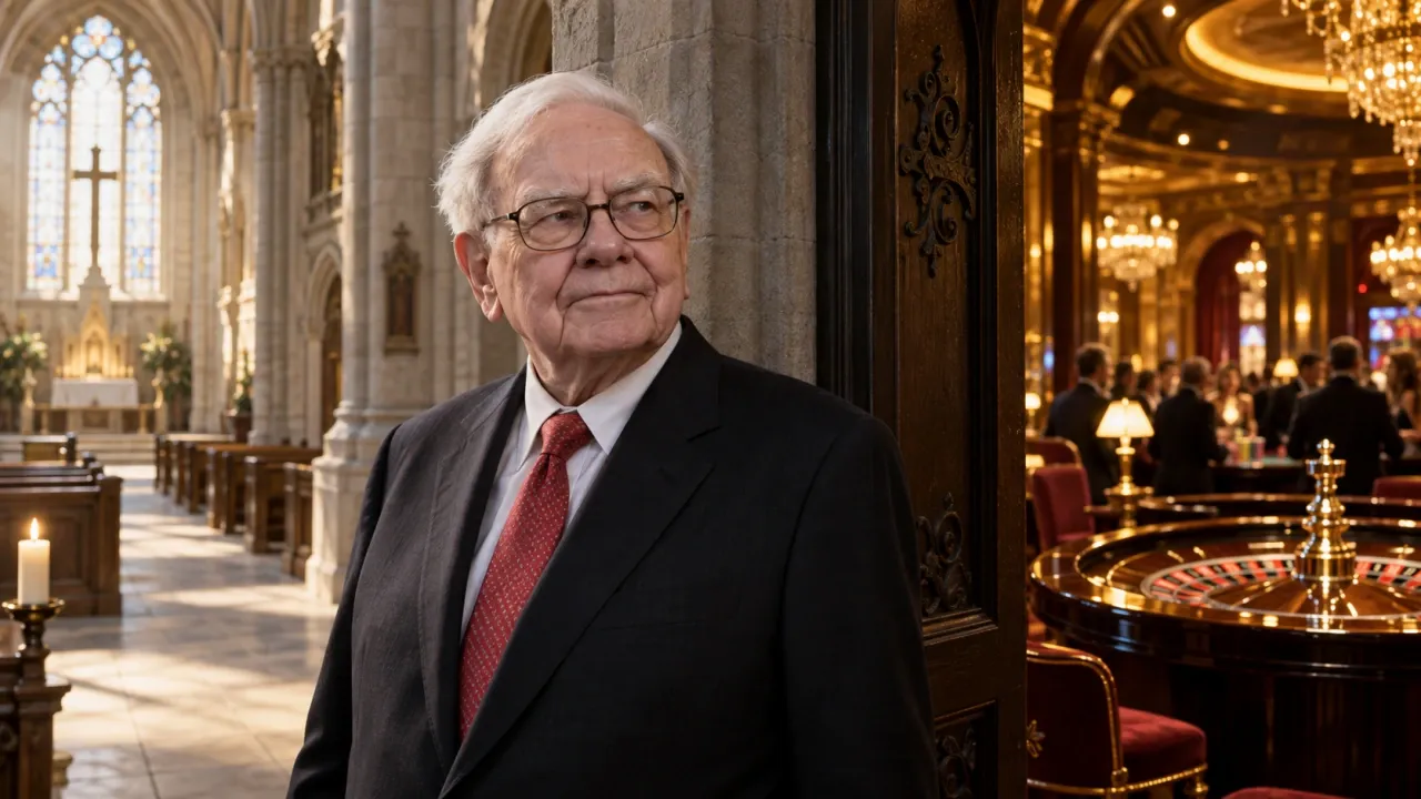 Signal 3: Market Caution and Cash Accumulation Warren Buffett has issued a blunt warning regarding the stock market, characterizing it as a church with a casino attached.