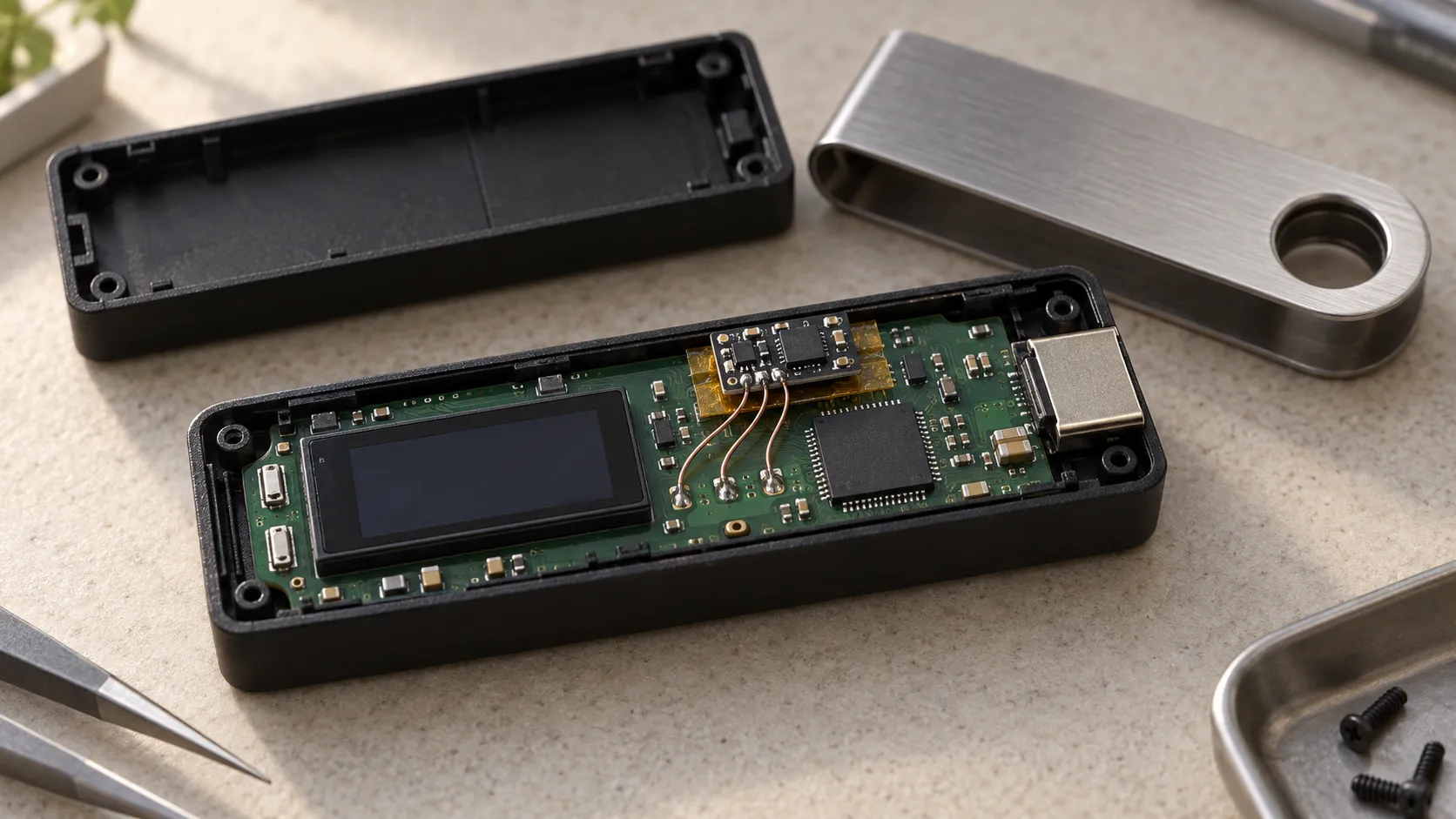 An unauthorized hardware implant in a Ledger wallet sold through CryptoBilis highlights supply chain risks in cryptocurrency storage.