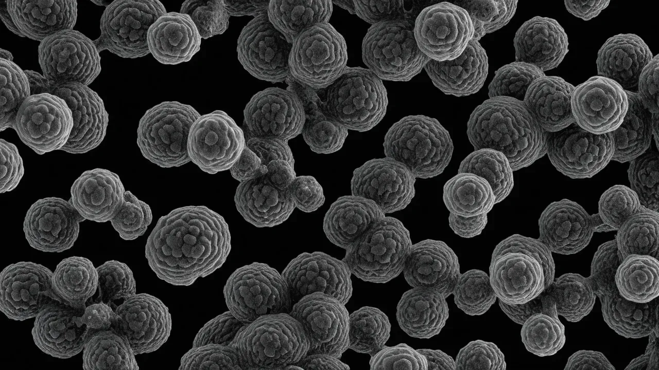 Microscopic imagery of Yersinia pestis illustrates the biological basis for transmission risks discussed in the context of the Irkutsk incident.