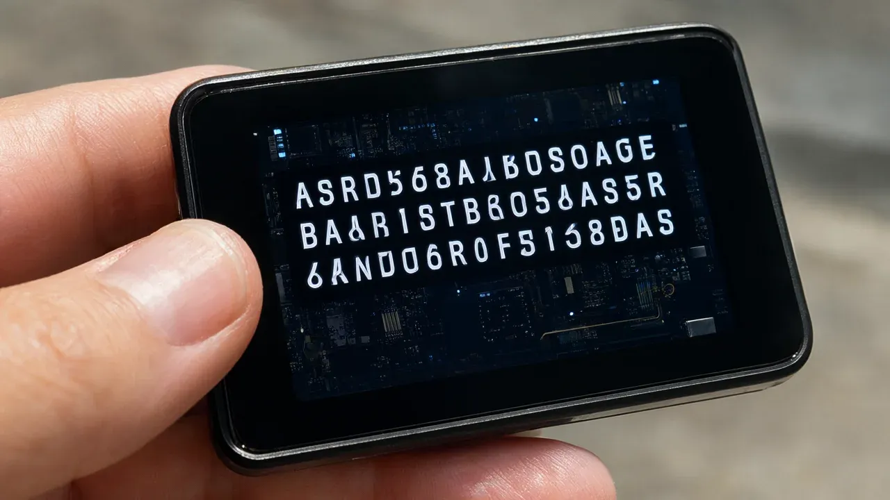A Ledger device displays its recovery phrase during setup, while a hidden LTE implant transmits the data to attackers, exposing vulnerabilities in the hardware wallet supply chain.