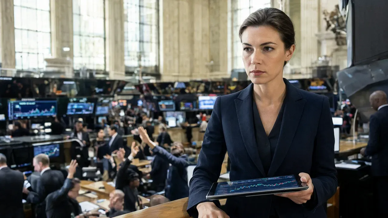 Market participants on the NYSE floor reacted to a week of heavy Treasury issuance that pushed yields on medium- and long-dated securities to their highest levels in over two decades.