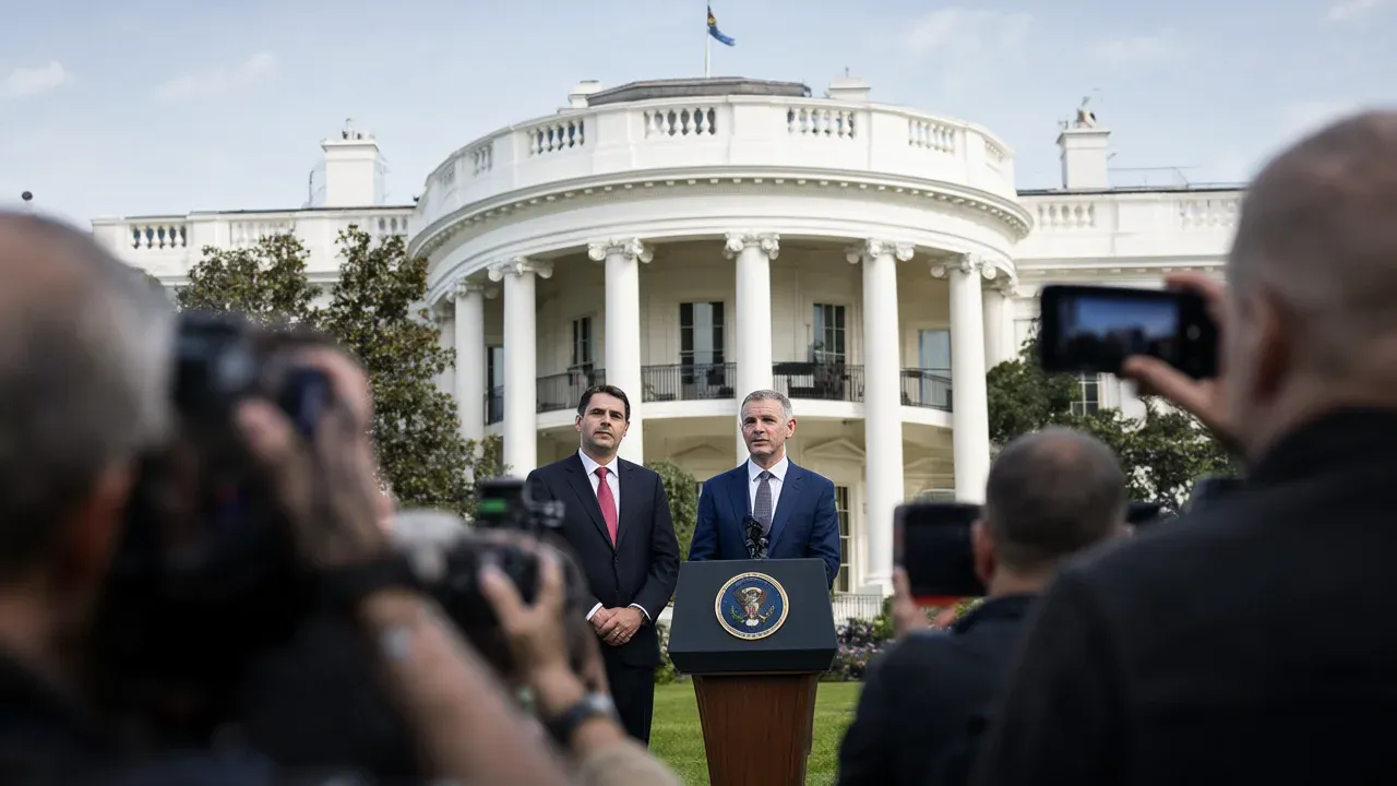 Vice President JD Vance and Labor Secretary Keith Sonderling announced the suspension of Microsoft and Adobe from the PERM program at the White House, signaling a shift in federal immigration enforcement aimed at protecting American jobs.