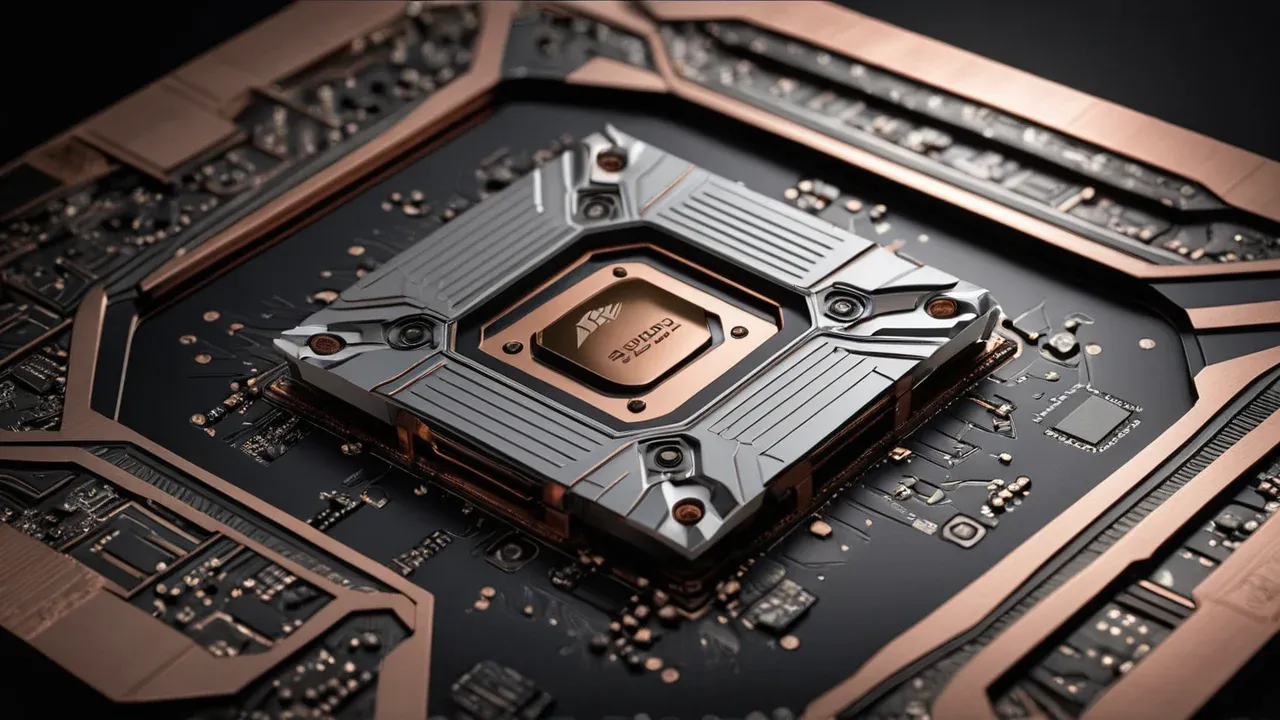 Editorial illustration of GPU computation and numerical optimization.