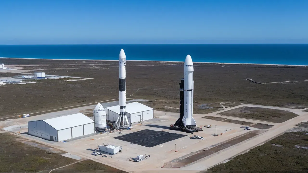 SpaceX's Starship prototype stands ready for its future role as the company plans to phase out its legacy Falcon rockets.