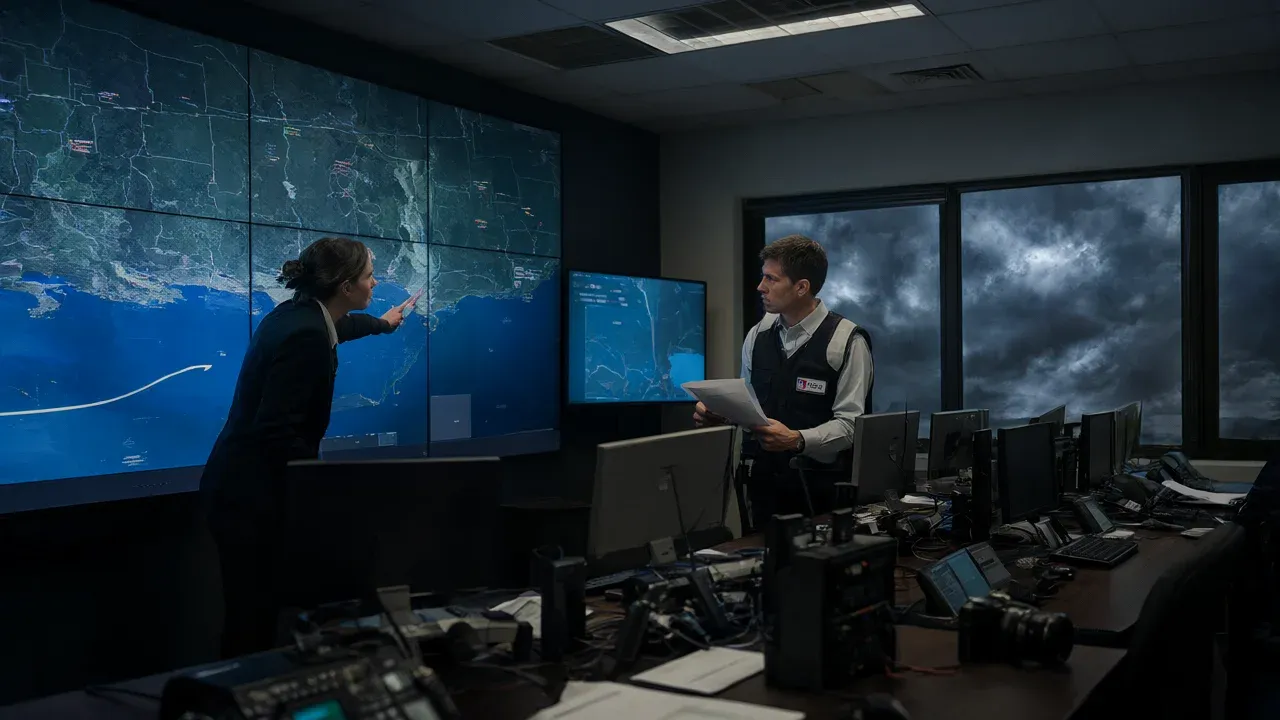 State and federal emergency officials coordinate response efforts as Hurricane Isaias intensifies toward the Gulf Coast.