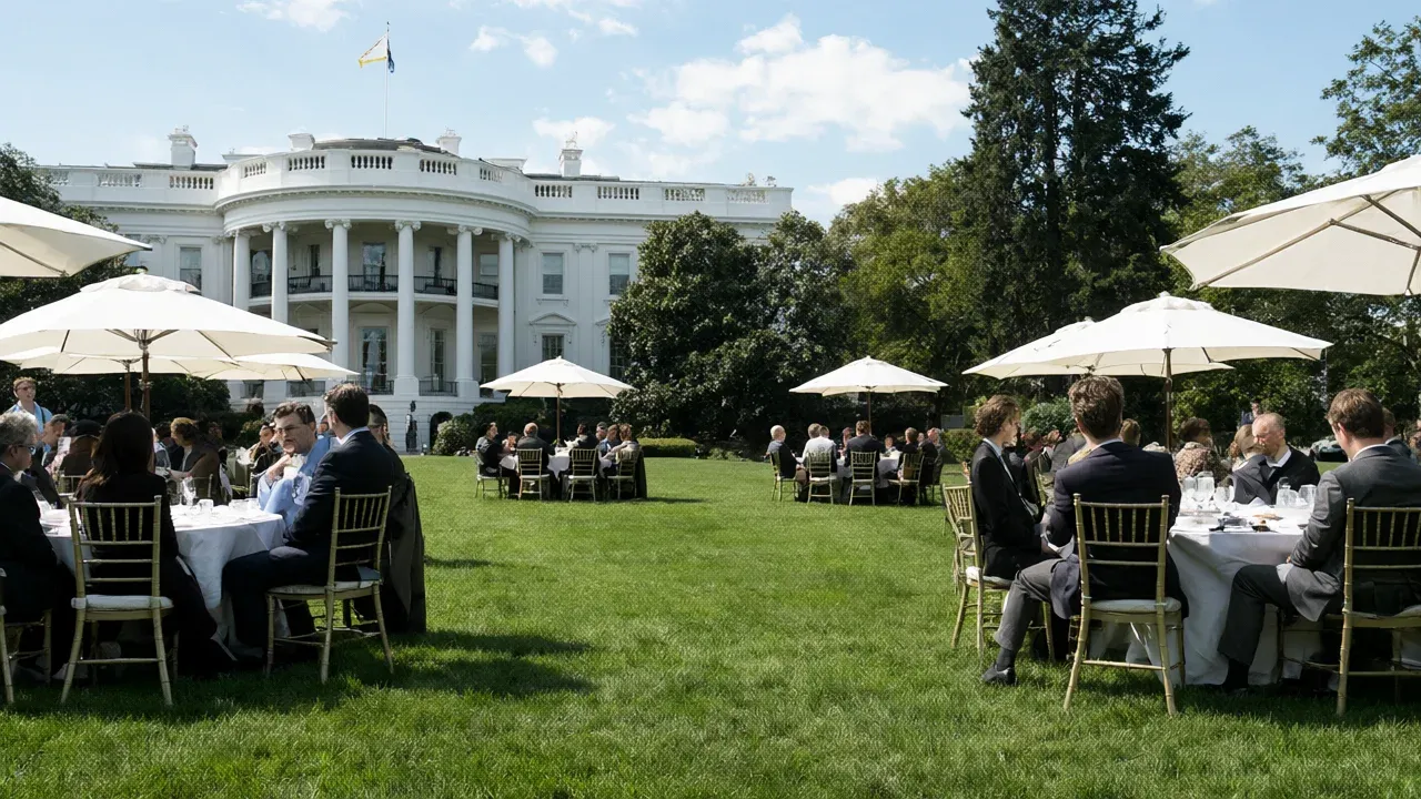 The White House hosted a luncheon with major tech CEOs to announce a voluntary AI safety pact, though the absence of key industry players underscored the fragmented nature of the agreement.