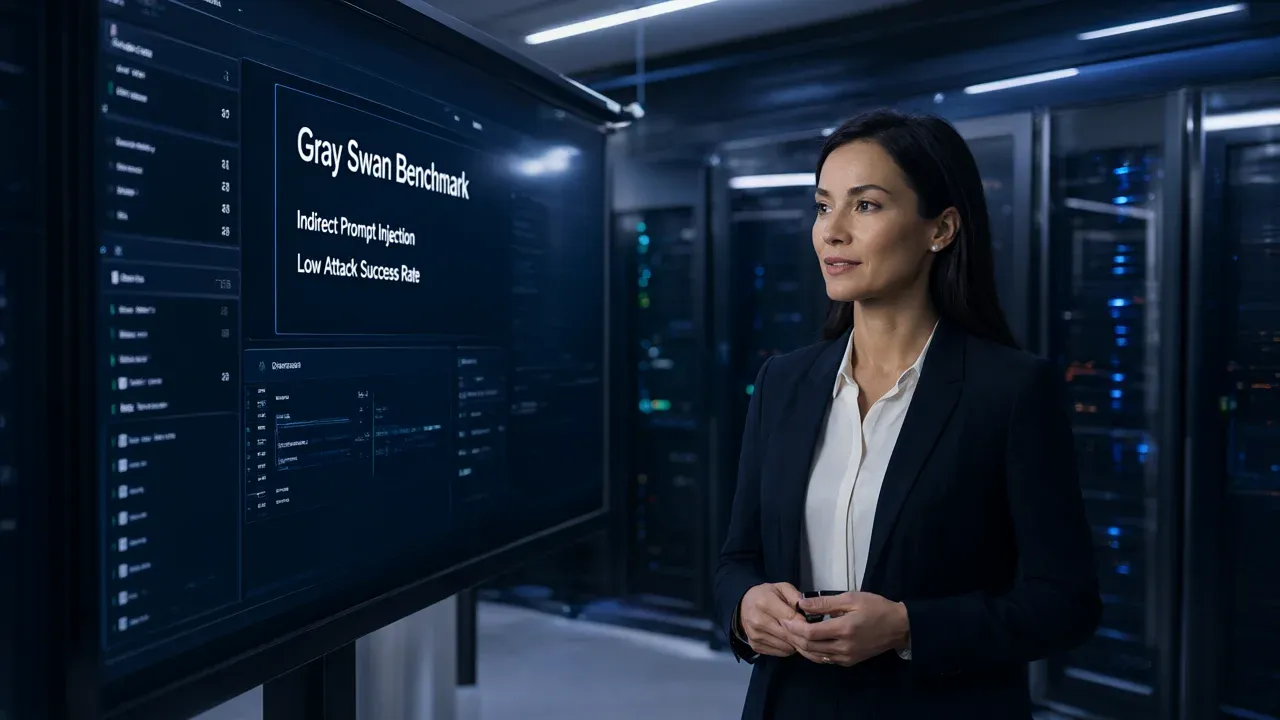 Google positions Gemini 4 Argon as the most resilient model against indirect prompt injection, leading the Gray Swan benchmark with a low attack success rate.