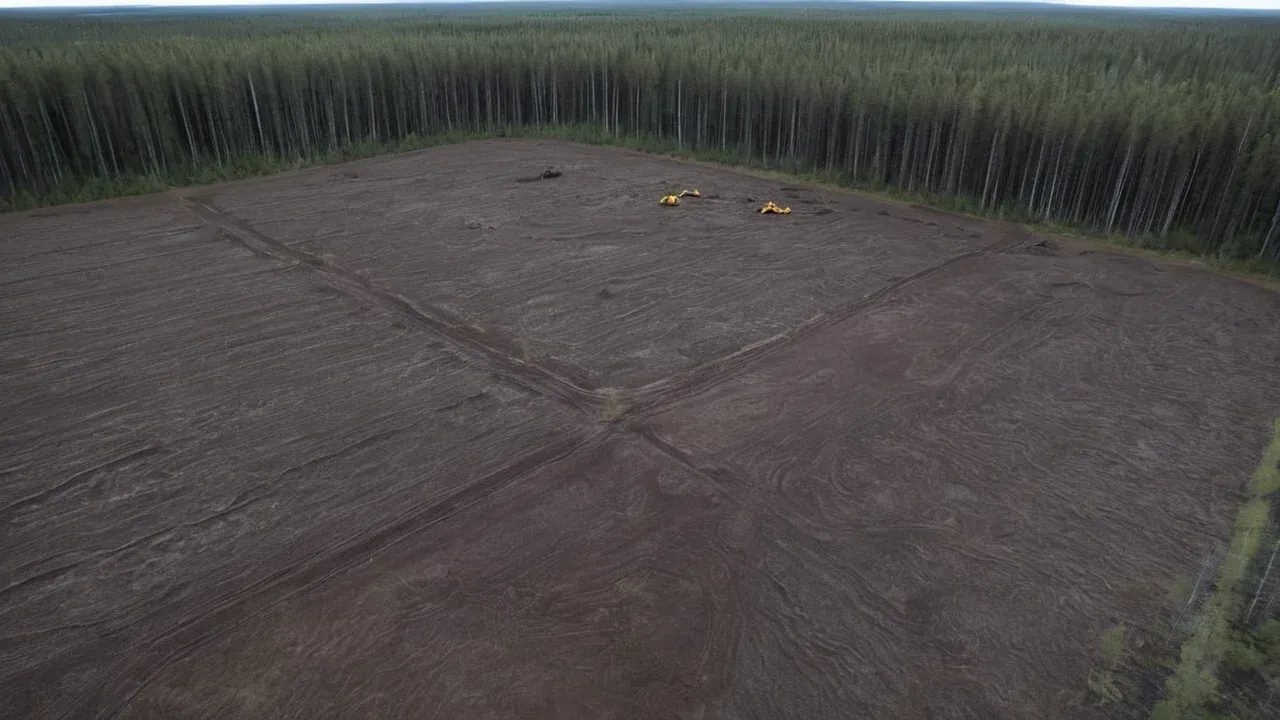 Idle excavators and stripped earth mark the halted Google data center sites in Muhos and Kajaani following a Finnish regulatory directive suspending environmental-altering work.