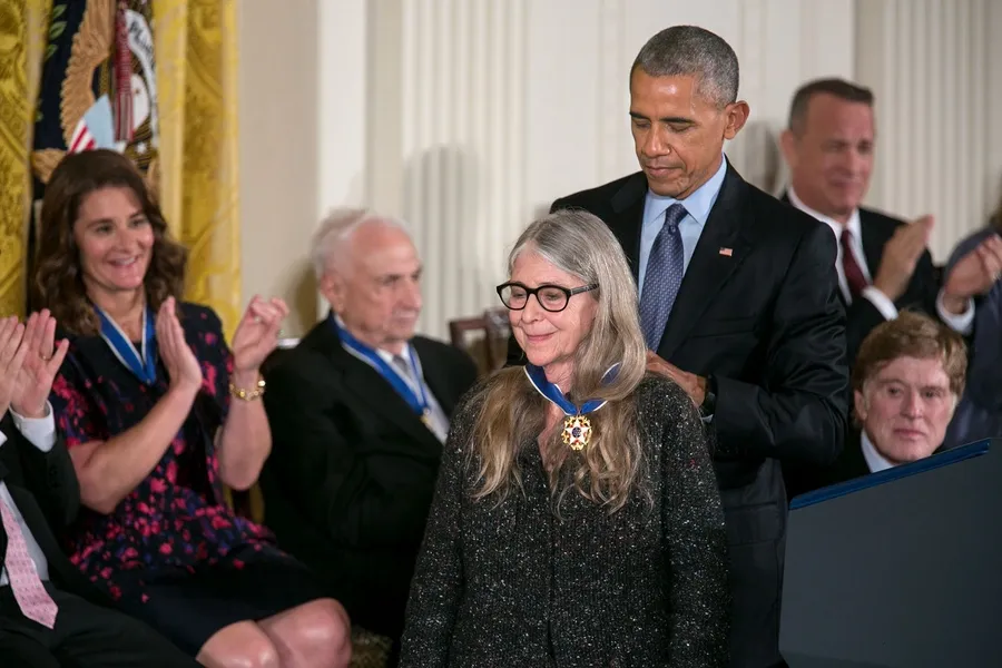 Archival photograph: President Barack Obama presents Margaret Hamilton with the Presidential Medal of Freedom on November 22, 2016, recognizing a lifetime of pioneering software engineering. Photograph: Lawrence Jackson / White House, via MIT News.