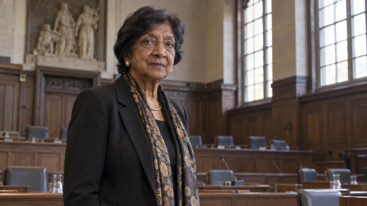 Navi Pillay, the 2026 Nobel Peace Prize laureate, attended a forum in Nuremberg, Germany, when the prize was announced in Oslo.