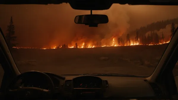 Eyewitness video shows wildfire-ravaged British Columbia
